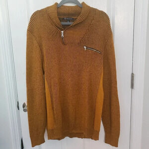 INC International Concepts Yellow & Black Sweater